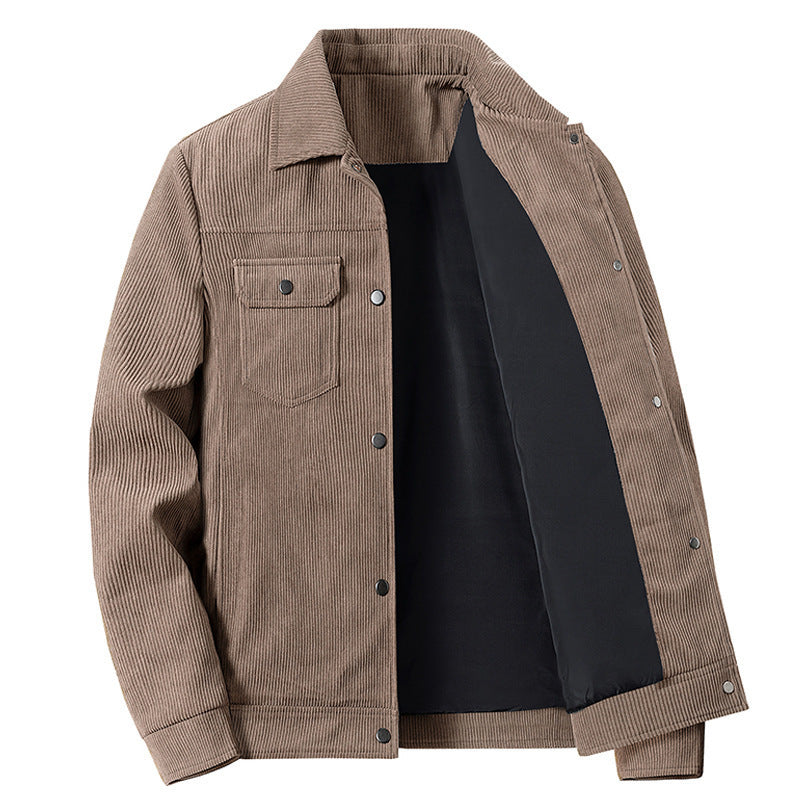 Men’s Corduroy Jacket – Stylish Autumn & Winter Casual Coat
