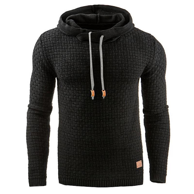 Men’s Hoodie Sweater – Casual Winter Pullover