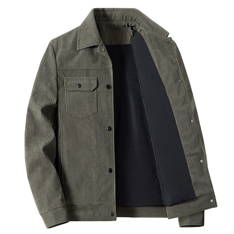 Men’s Corduroy Jacket – Stylish Autumn & Winter Casual Coat