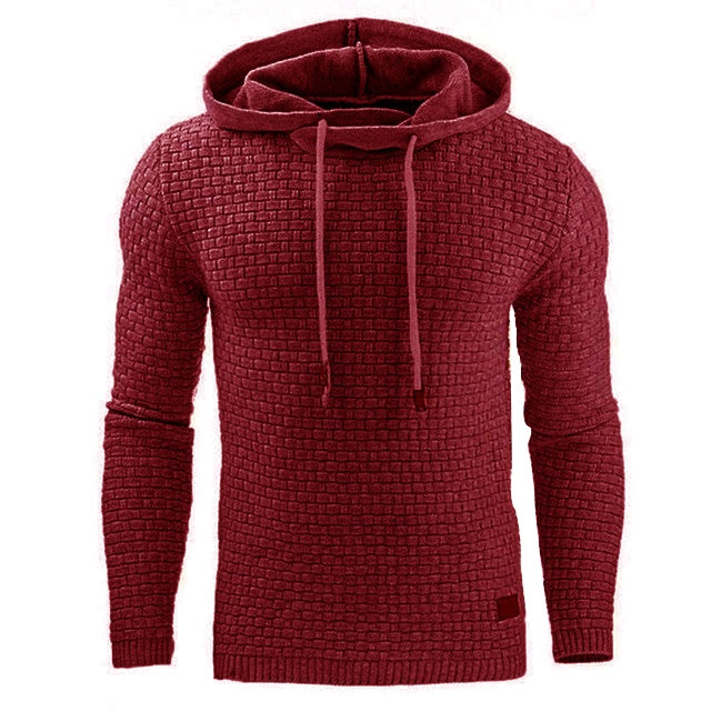 Men’s Hoodie Sweater – Casual Winter Pullover
