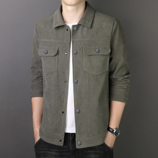 Men’s Corduroy Jacket – Stylish Autumn & Winter Casual Coat